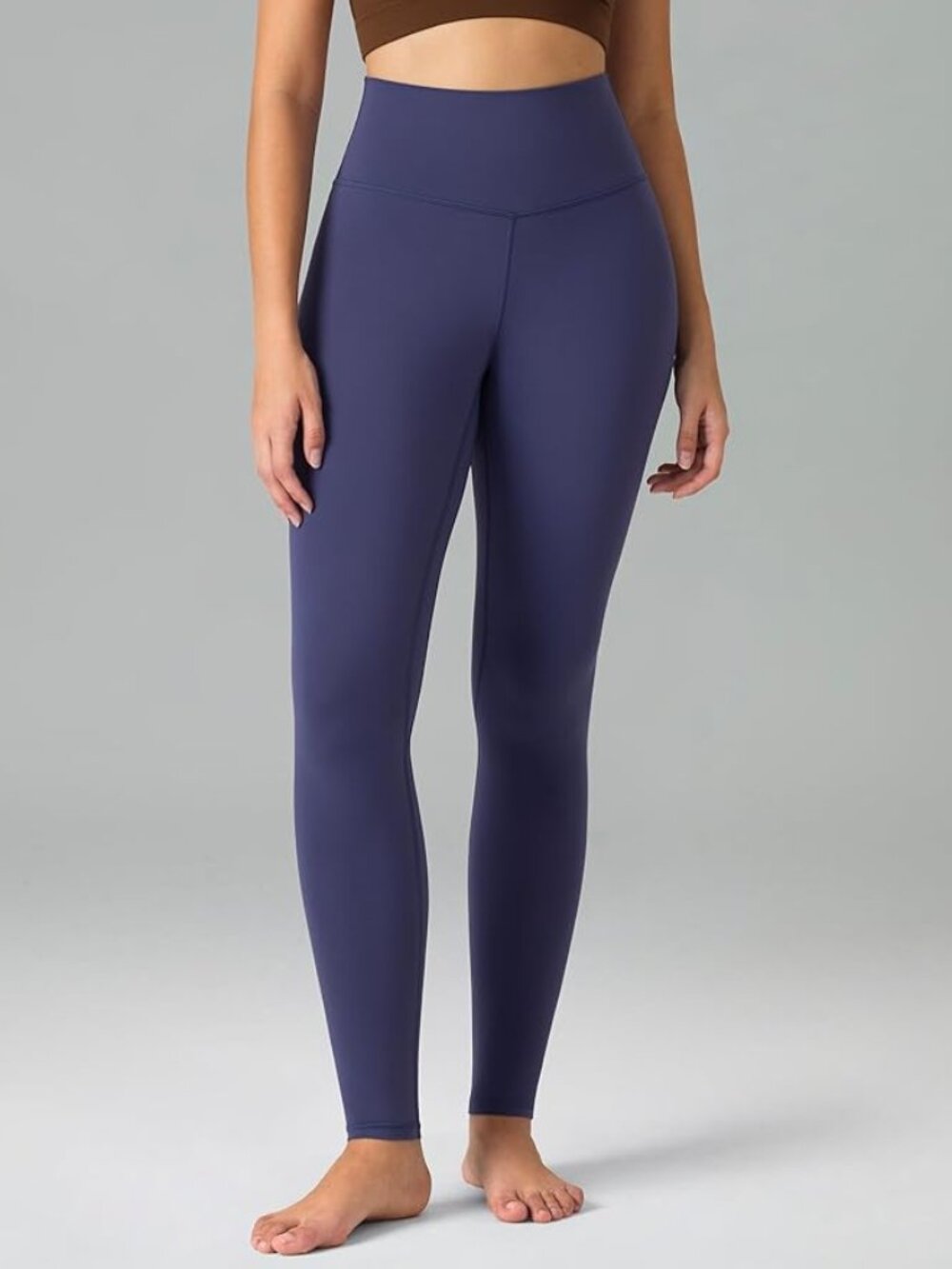 Colorfulkoala Women's Buttery Soft High Waisted Leggings - M - Midnight Navy